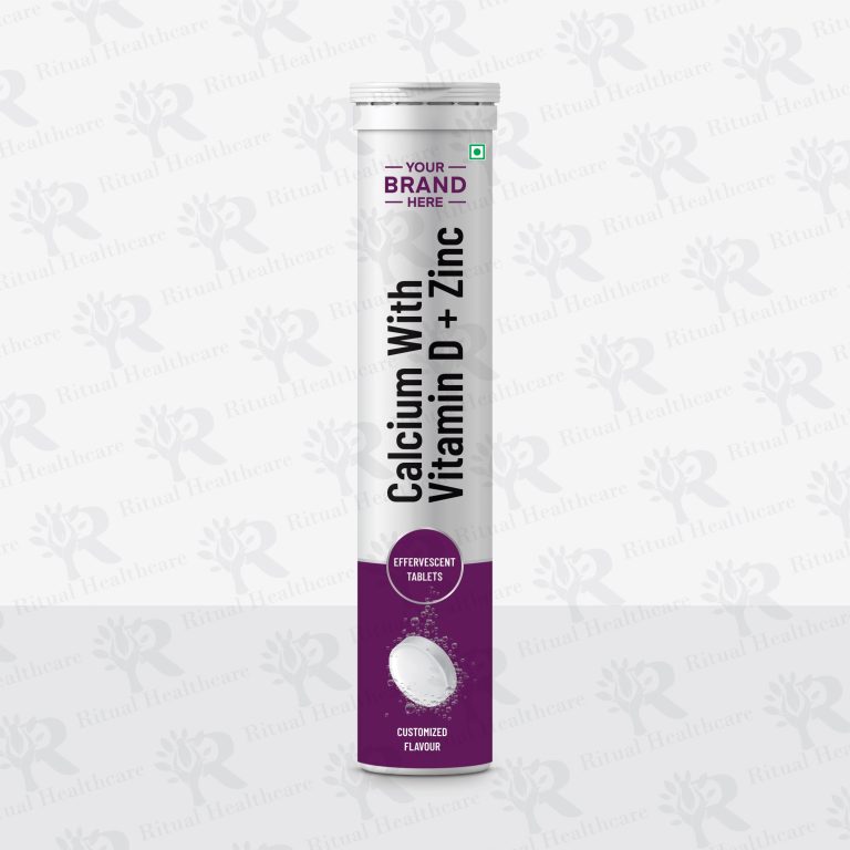 Calcium With Vitamin D + Zinc Effervescent Tablets