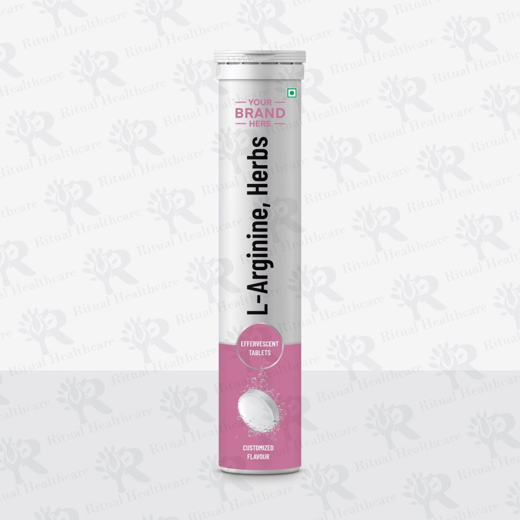 L-Arginine, Herbs Effervescent Tablets