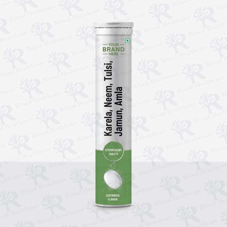 Karela Extract, Neem Extract, Tulsi Extract, Jamun Extract, Amla Extract Effervescent Tablets