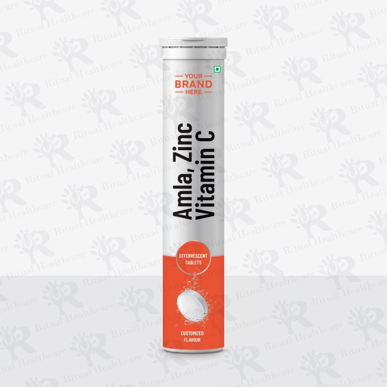 Amla Extract, Vitamin C, Zinc Effervescent Tablets