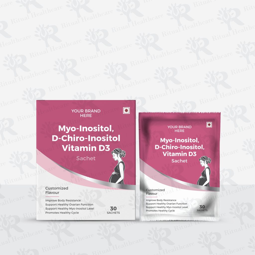 Myo-Inositol, D-Chiro-Inositol, Vitamin D3 Sachet
